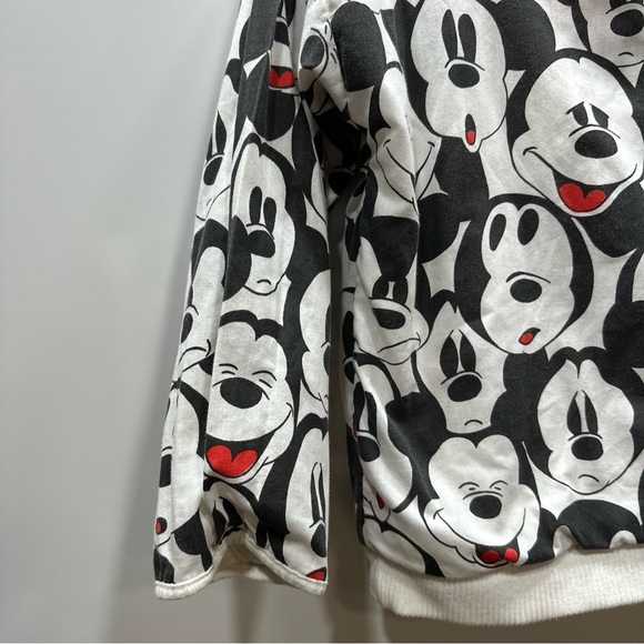 Vintage 80’s Mickey Mouse Reversible Print Sweatshirt No‎ Size Disney Made - Picture 10 of 16